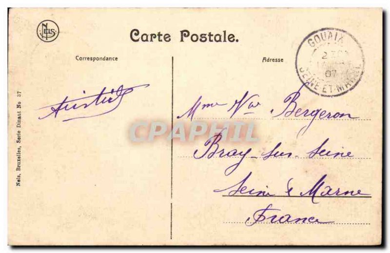 Old Postcard Dinant Panorama