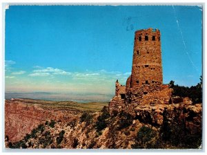 Desert View Grand Canyon National Park Arizona AZ Hand Drawn Sketch Art Postcard