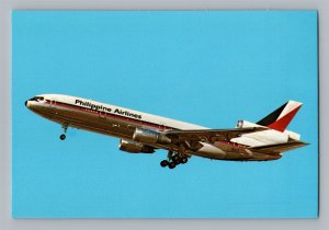 Aviation Airplane Postcard Philippines Airlines Douglas DC-10 Take Off AL9