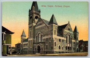 White Temple  Portland  Oregon     Postcard   c1910