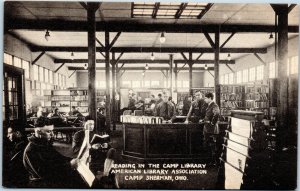 Reading in Camp Library, American Library Association, Camp Sherman Ohio