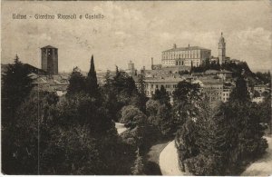 CPA Udine Giardino Ricasoli e Castello ITALY (805266)