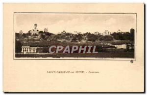 Saint Fargeau sur Seine Old Postcard Panorama