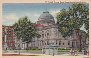 Indiana South Bend St Joseph County Court House Curteich