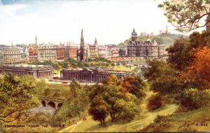 Scotland Edinburgh View From The Castle