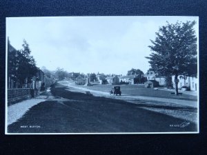 Yorkshire Wensleydale Bishopdale WEST BURTON - Old RP Postcard by Walter Scott