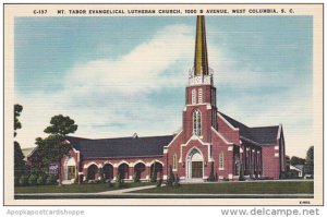 South Carolina West Columbia Mt Tabor Evangelical Lutheran Church