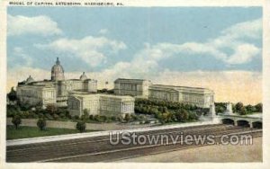 Model of Capitol Extension - Harrisburg, Pennsylvania