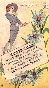 Oscar Wilde Easter S. H. Palmer & Company Trade Card P133