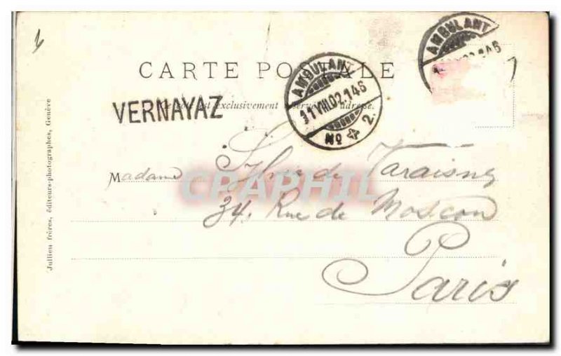 Old Postcard Trient Gorge