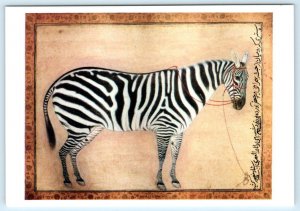 Medici Society ~ A ZEBRA Artist Ustad Mansur 4x6 Postcard