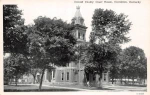 Kentucky Ky Postcard c1940 CARROLLTON Carroll County Court House