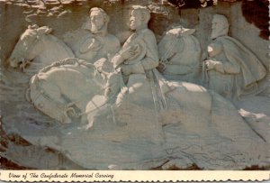 Georgia Atlanta Stone Mountain Confederate Memorial The Memorial Carving