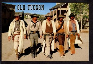 AZ Old Tucson Gunfight Arizona Cowboys Movie Town  Postcard