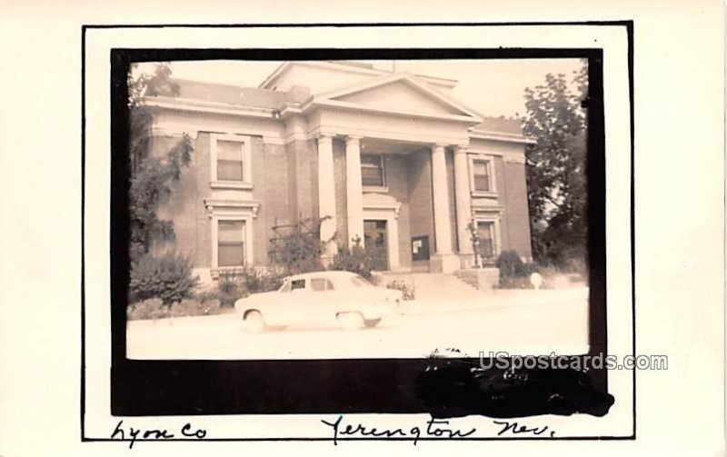 Lyon County Court House in Yerengton, Nevada