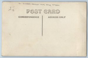 c1910's Hungary Drinking Wine House Interior RPPC Photo Antique Postcard