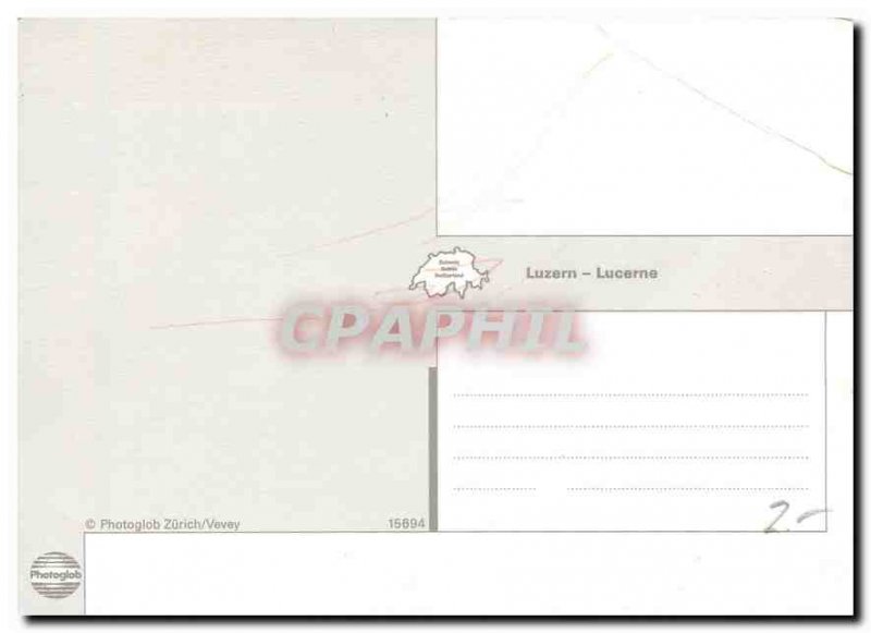 Modern Postcard Luzern