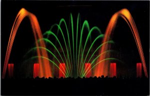 Indoor Water Spectacular Waltzing Waters Branson MO Postcard PC195