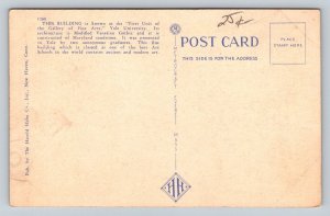 Yale University  New Haven  Connecticut    Postcard