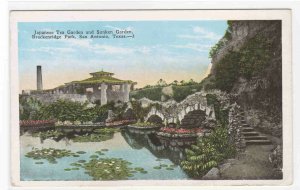 Japanese Tea Garden Brackenridge Park San Antonio Texas 1920s postcard