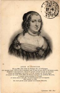 CPA Anne d'Autriche Royalty Nobelty (315294)