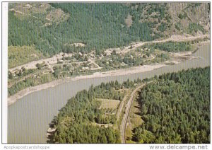 Canada British Columbia Aerial View Boston Bar In Fraser Canyon