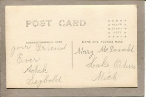  Postcard Adah Alah Adak Seybold Mary McDonald Real Photo RPPC 2692N