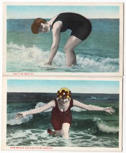 2 - Women at the Beach in Swim Suits