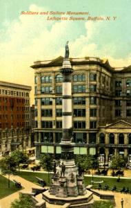 c1915 Lafayette Square BUFFALO NY Unused Vintage