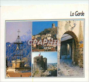 Modern Postcard La Garde (Var) of the Campanile Clock Tower The Old Village T...