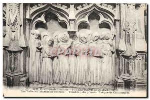 Postcard Old Death Around Luchon St Bertrand de Comminges Bas Relief Carrara ...