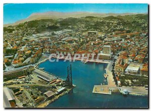 Postcard Modern Light and Beauty of the French Riviera La Seyne sur Mer Aeria...