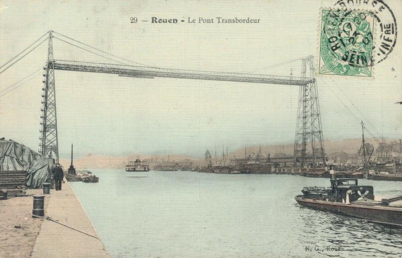 France Rouen Le Pont Transbordeur Haven 01.61
