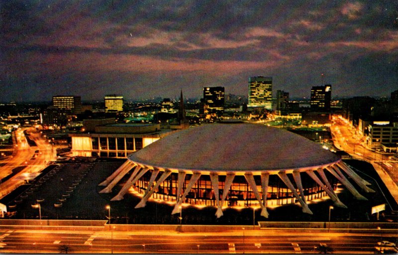 Virginia Norfolk Downtown Convention and Cultural Center At Night