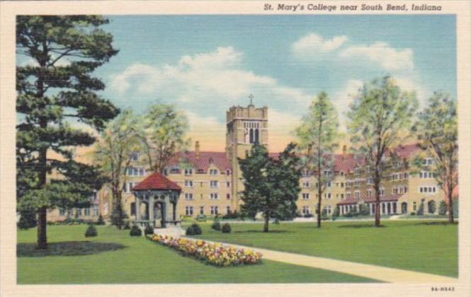 Indiana South Bend St Mary's College Curteich
