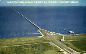 Lake Pontchartrain Causeway - New Orleans, Louisiana LA  