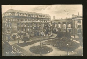 Norway Postmarked 1927 Oslo Wessels Plads Mittet Photo Postcard