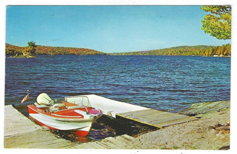 Vintage postcard, Maidstone Lake & State Park, Maidstone, Vermont