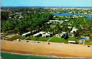 Vtg Pompano Beach Florida FL Northway's Marine Villas 1960s Postcard