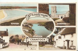 Cornwall Postcard - Greetings from Crantock - Ref 19989A
