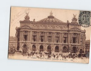 Postcard L Opéra Academie Nationale de Musique Paris France