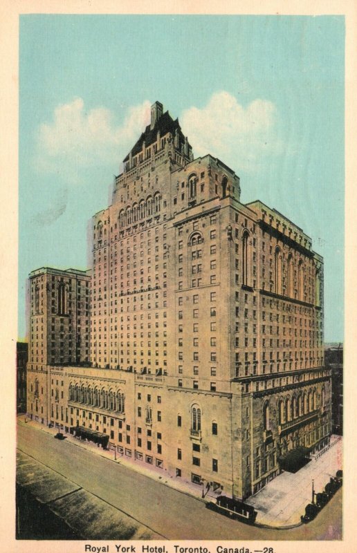 Vintage Postcard 1942 Royal York Hotel Toronto Canada