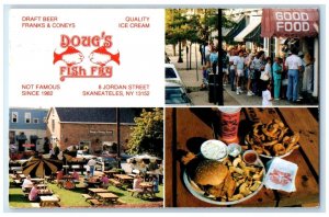 2001 Doug's Fish Fry Restaurant Skaneateles New York NY Multiview Postcard