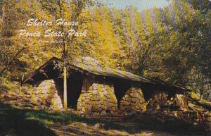 Nebraska Ponca Autumn Takes Over This Stone Shelter House Is Situated In A Pi...