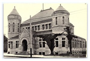 Post Office Atchison Kan. Kansas Postcard