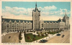 Vintage Postcard 1919 D&H And Journal Building Albany New York NY Chas W. Hughes