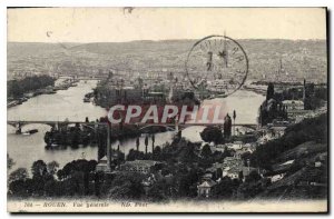 Old Postcard Rouen General view