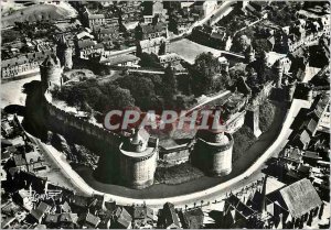 Modern Postcard Fougeres I and V Le Chateau