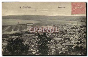 Postcard Old Honfleur Panorama