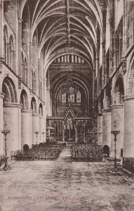 HEREFORD CATHEDRAL, THE NAVE, Herefordshire - Vintage POSTCARD